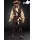 Piraten-Kostümset Captain Jack von Mask Paradise besteht aus Pistole, Hut, Kopftuch, Hemd, Weste, Hose, Beinstulpen, 2 Tücher, 3