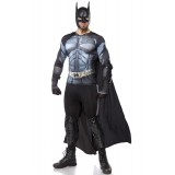 Batman-Kostüm von Mask Paradise - Maske, Handschuhe, Longsleeve, Cape, Leggings, Beinprotektoren, Armprotektoren