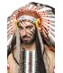 ndianerkostüm: Native American Herren von Mask Paradise - Oberteil, Hose, Tomahawk, Kopfschmuck und Indianerschmuck