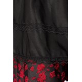 Premium Dirndl mit Bluse und Schürze rot/schwarz - AT70000