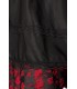 Premium Dirndl mit Bluse und Schürze rot/schwarz - AT70000