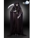 Horrorkostüm Lady Death Kostümset von Mask Paradise besteht aus Kleid, Umhang, Sense, Handschuhe, Knochenkette