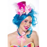 Candy Girl Kostümset Mask Paradise - Corsage, Tutu, Hut, Halsband, Handschuhe, Stockings und Lolli