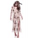 Horror Zombie Kostüm Mask Paradise - Kleid, Haarreif und einer Perücke