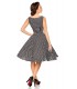 Vintage-Kleid schwarz/weiß - AT50092