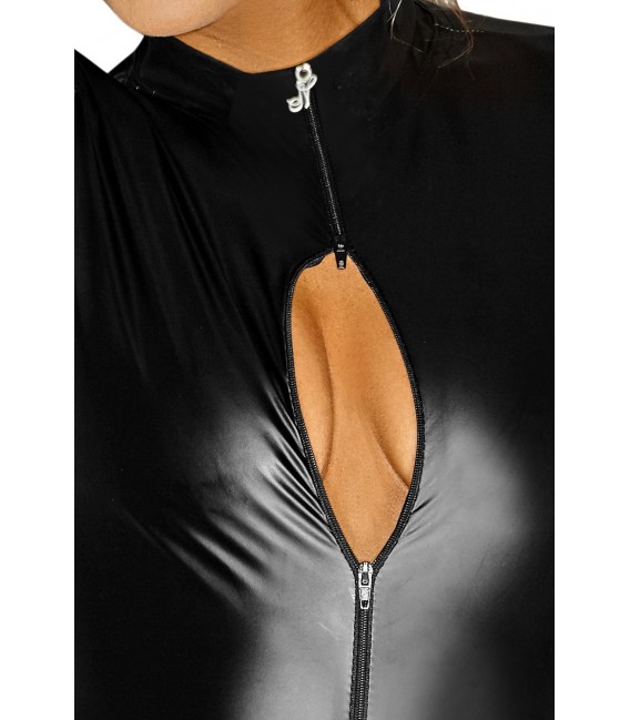 schwarzer Damenbody F134 von Noir Handmade Diva Collection