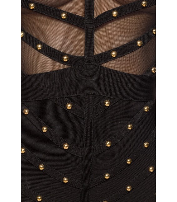 Premium Bandagekleid schwarz - AT15208