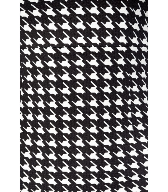 Etuikleid schwarz/weiß - AT15211