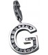 Einhänger Charm Buchstabe G 925 Sterling Silber mit Zirkonia Bild1