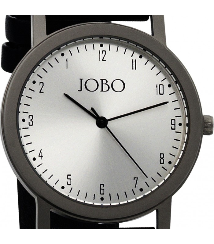 JOBO Linksläufer FashionMoon 37067 Titan - Armbanduhr 