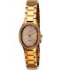 JOBO Damen Armbanduhr oval Quarz Edelstahl vergoldet mit SWAROVSKI® ELEMENTS Bild1
