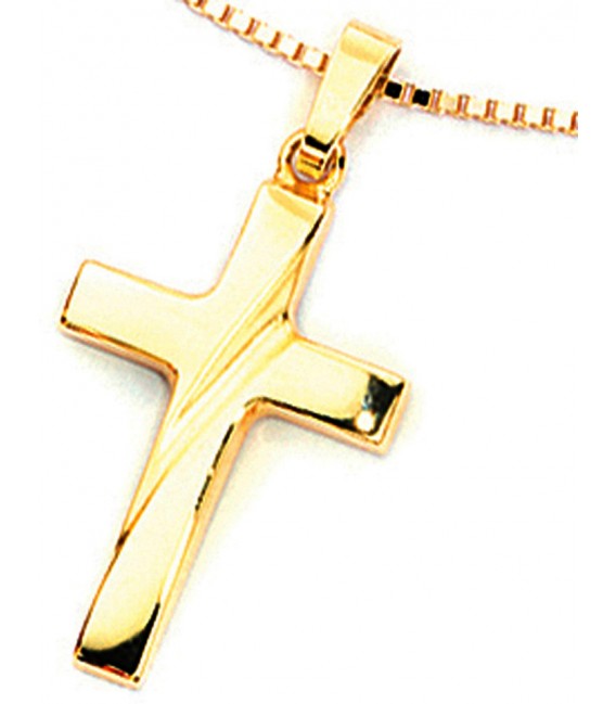 Anhänger Kreuz 333 Gold Gelbgold Kreuzanhänger Goldkreuz Bild2