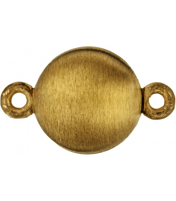 Magnet-Schließe 925 Silber gold vergoldet matt Verschluss für Perlenketten Bild1 Großbild