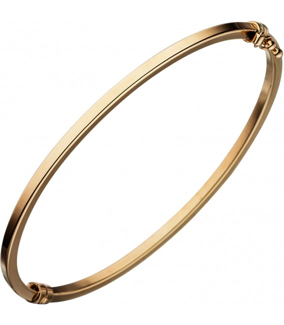Armreif Armband oval 585 Gold Gelbgold Goldarmreif Bild1