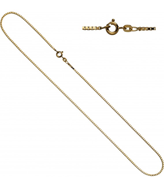 Venezianerkette 333 Gelbgold 10 mm 42 cm Gold Kette Halskette Goldkette Bild1