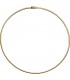 Halsreif 585 Gelbgold Weißgold beidseitig tragbar 45 cm Gold Kette Halskette Bild3