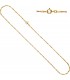 Singapurkette 585 Gelbgold 18 mm 50 cm Gold Kette Halskette Goldkette Federring Bild1