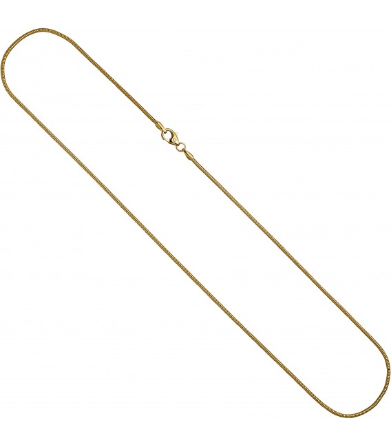 Schlangenkette 333 Gelbgold 14 mm 42 cm Gold Kette Halskette Goldkette Bild2