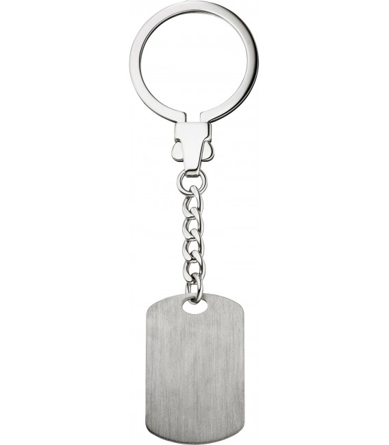 Schlüsselanhänger mit Gravurplatte 925 Sterling Silber Gravur Bild1