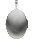 Medaillon oval 925 Sterling Silber mattiert geschwärzt Anhänger zum Öffnen Bild2