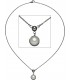 Collier Kette mit Anhänger Edelstahl 1 Süßwasser Perle 45 cm Perlenanhänger Bild1