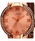 JOBO Damen Armbanduhr Quarz Edelstahl roségold plattiert mit SWAROVSKI® ELEMENTS Bild2