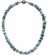 Halskette Kette Aquamarin hellblau blau 45 cm Aquamarinkette Steinkette Bild1