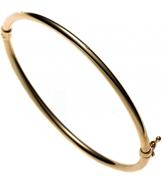 Armreif Armband oval 585 Gold Gelbgold Goldarmreif Steckverschluss Bild1