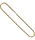 Halskette Kette 585 Gold Gelbgold massiv mattiert 50 cm Karabiner Bild1