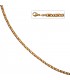 Halskette Kette 585 Gold Gelbgold massiv mattiert 50 cm Karabiner Bild2
