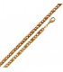 Halskette Kette 585 Gold Gelbgold massiv mattiert 50 cm Karabiner Bild3