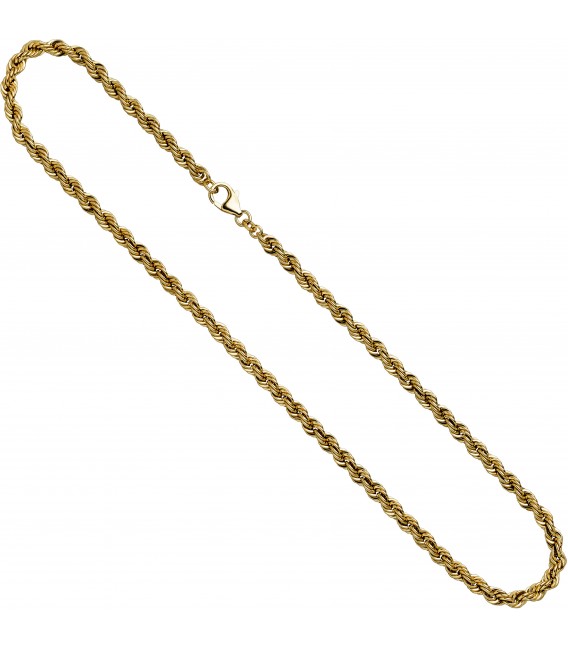 Kordelkette 333 Gelbgold 49 mm 45 cm Gold Kette Halskette Goldkette Karabiner Bild2