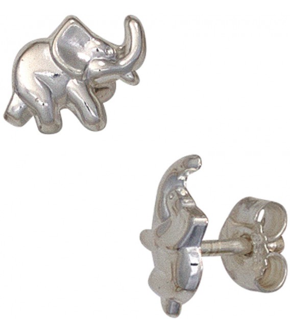 Kinder Ohrstecker Elefant 925 Sterling Silber Ohrringe Kinderohrringe Bild1