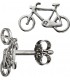 Kinder Ohrstecker Fahrrad Bike 925 Sterling Silber Ohrringe Kinderohrringe Bild1