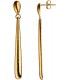 Ohrhänger lang 925 Sterling Silber gold vergoldet Ohrringe Ohrstecker Bild1
