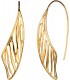 Durchzieh-Ohrhänger 925 Sterling Silber gold vergoldet Ohrringe zum Durchziehen Bild1