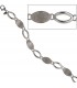 Armband 925 Sterling Silber rhodiniert mattiert 19 cm Silberarmband Karabiner Bild1