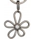 Einhänger Charm Blume aus Edelstahl mit SWAROVSKI® ELEMENT Bild2