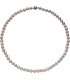 Kette mit Akoya Perlen und 925 Sterling Silber 43 cm Perlenkette Bild1