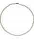 Kette mit Süßwasser Perlen und 925 Sterling Silber 45 cm Perlenkette Bild1