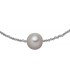 Collier Kette mit Anhänger Bergkristall Süßwasser Perle 925 Silber 43 cm Bild2