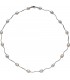 Collier Kette Halskette 925 Silber mit 16 Süßwasser Perlen 44 cm Bild1