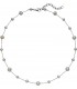 Collier Halskette 925 Sterling Silber mit 21 Süßwasser Perlen Kette 48 cm Bild1