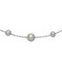 Collier Halskette 925 Sterling Silber mit 21 Süßwasser Perlen Kette 48 cm Bild2