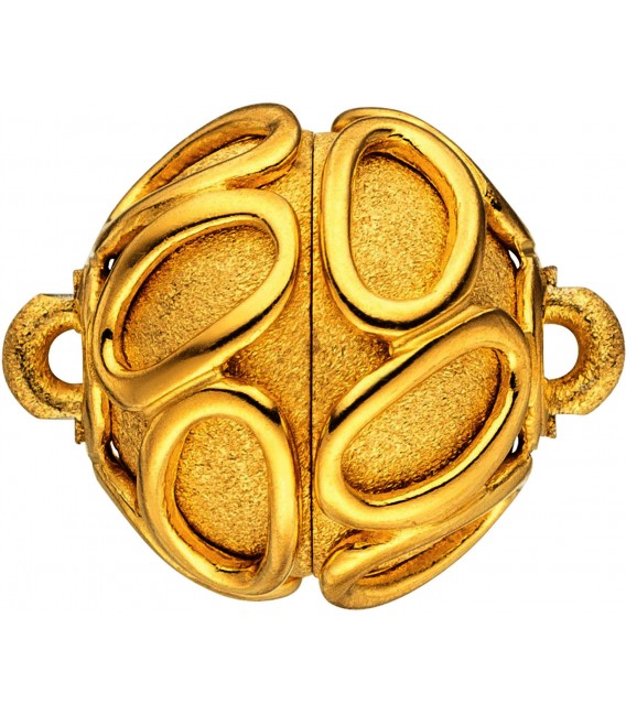 Kettenschließe Magnet-Schließe 925 Silber gold vergoldet Kettenverschließe Bild1
