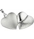 Medaillon Herz Anhänger zum Öffnen für 2 Fotos 925 Silber mit Kette 50 cm Bild4