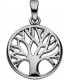 Schmuck-Set Baum Lebensbaum Weltenbaum 925 Silber Armband Anhänger Kette 38 cm Bild3