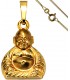 Anhänger Buddha 333 Gold Gelbgold mit Kette 45 cm Bild1