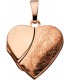 Medaillon Herz Anhänger zum Öffnen 925 Silber rosegold vergoldet mit Kette 45 cm Bild3