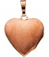Medaillon Herz Anhänger zum Öffnen 925 Silber rosegold vergoldet mit Kette 50 cm Bild4